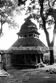 Belfry. View from north east (Mykola Zharkikh's archive, negatives collection,  588-15. 18.08.1989)